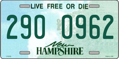 NH license plate 2900962