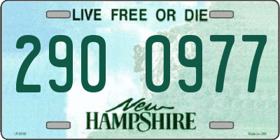 NH license plate 2900977