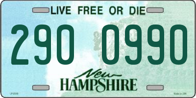 NH license plate 2900990