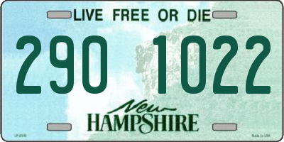 NH license plate 2901022