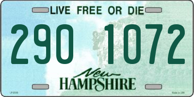 NH license plate 2901072