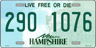 NH license plate 2901076