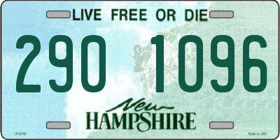 NH license plate 2901096