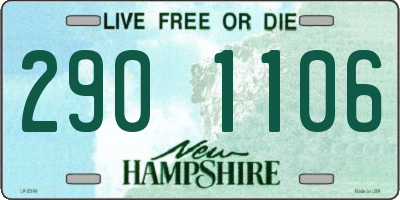 NH license plate 2901106