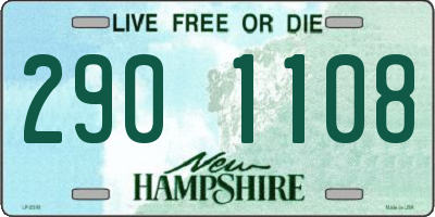NH license plate 2901108