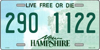 NH license plate 2901122