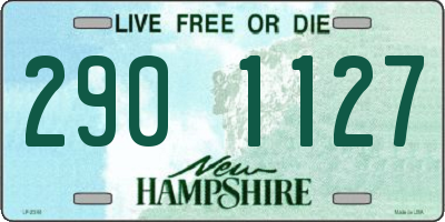 NH license plate 2901127