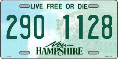 NH license plate 2901128