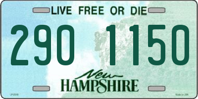 NH license plate 2901150
