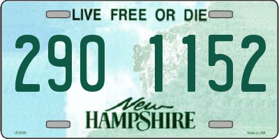NH license plate 2901152
