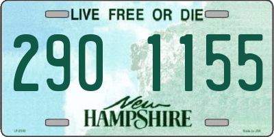 NH license plate 2901155