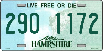 NH license plate 2901172