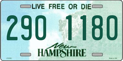 NH license plate 2901180