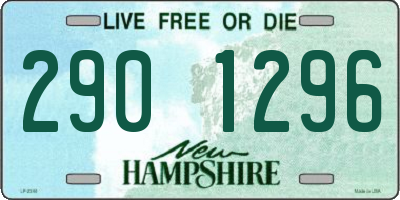 NH license plate 2901296