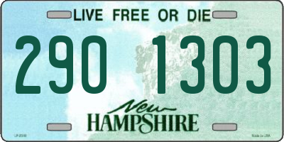 NH license plate 2901303