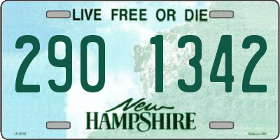 NH license plate 2901342