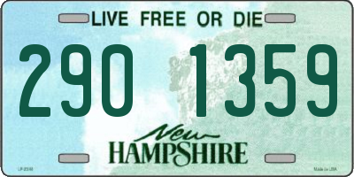 NH license plate 2901359