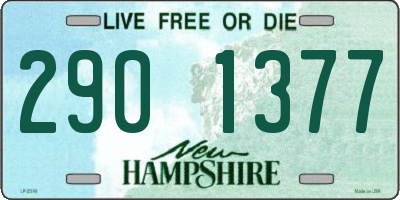 NH license plate 2901377