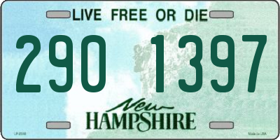 NH license plate 2901397