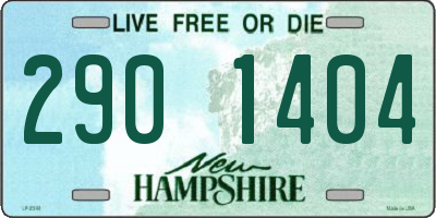 NH license plate 2901404
