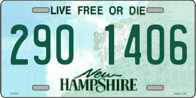 NH license plate 2901406