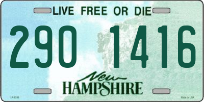 NH license plate 2901416