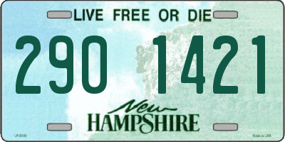 NH license plate 2901421