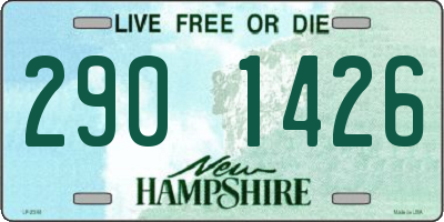 NH license plate 2901426