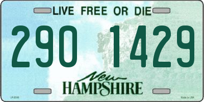 NH license plate 2901429