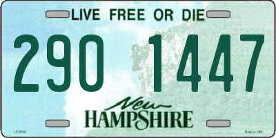 NH license plate 2901447