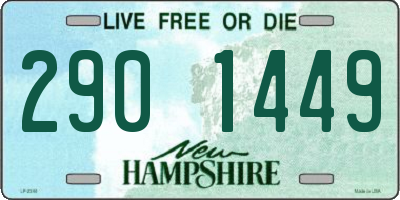NH license plate 2901449