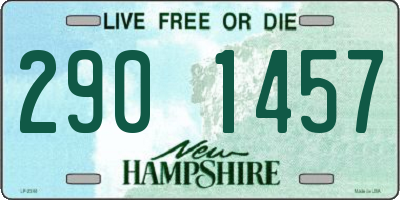 NH license plate 2901457
