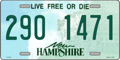 NH license plate 2901471