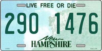 NH license plate 2901476