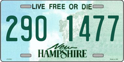 NH license plate 2901477
