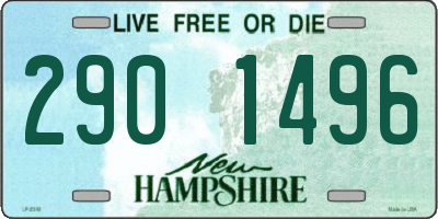 NH license plate 2901496