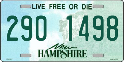 NH license plate 2901498