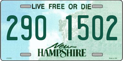 NH license plate 2901502