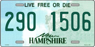 NH license plate 2901506