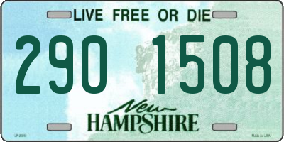 NH license plate 2901508