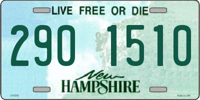 NH license plate 2901510