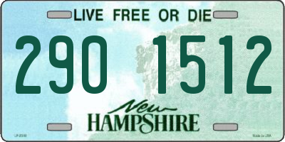 NH license plate 2901512