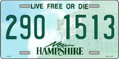 NH license plate 2901513