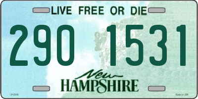 NH license plate 2901531