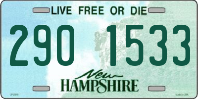 NH license plate 2901533