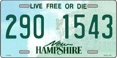 NH license plate 2901543
