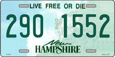NH license plate 2901552