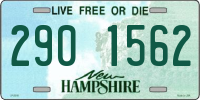 NH license plate 2901562