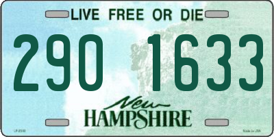 NH license plate 2901633