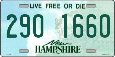 NH license plate 2901660